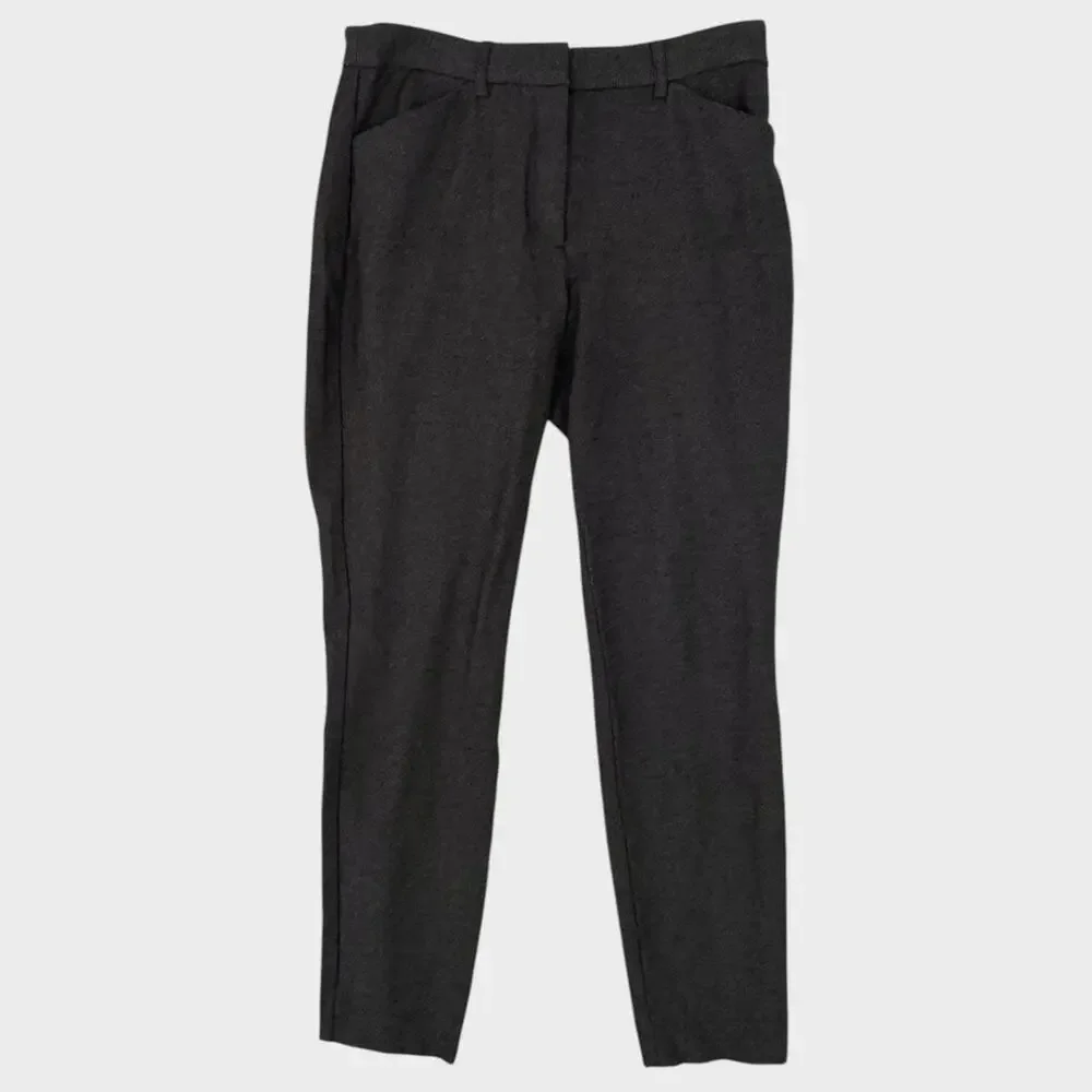 Express High Rise Skinny Size 10 Gray Pants Rayon Nylon Spandex